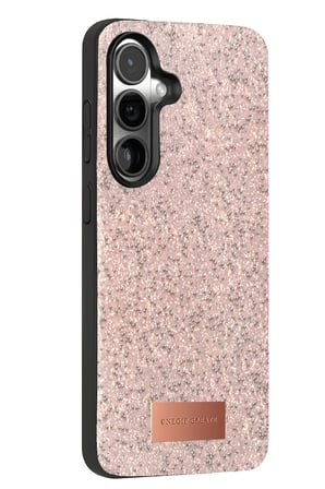 Onegif Samsung Galaxy S24 FE Bright Simli Kapak - Pembe