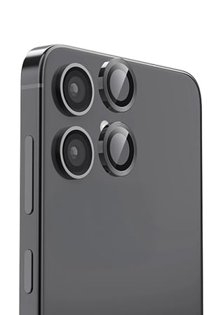 Uray store Samsung Galaxy A06 Raze Metal Kamera Lens - Siyah