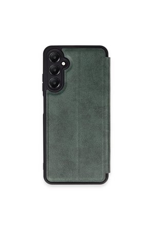 Uray store Samsung Galaxy S24 FE Kılıf Flip Cover - Koyu Yeşil