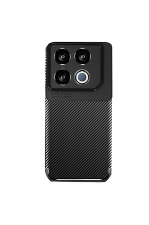 Uray store İnfinix GT 20 Pro Kılıf Auto Focus Karbon Kapak - Siyah