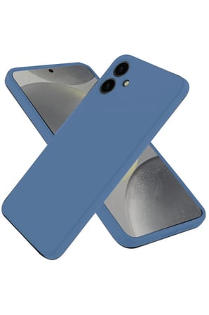 Uray store Samsung Galaxy A06 Kılıf First Silikon - Mavi