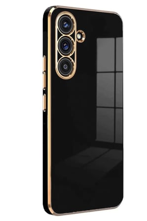 Uray store Samsung Galaxy S25 Plus Kılıf Volet Silikon - Siyah