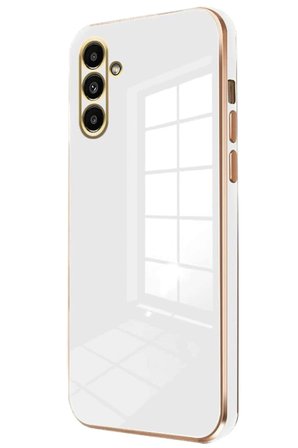 Uray store Samsung Galaxy S25 Plus Kılıf Volet Silikon - Beyaz