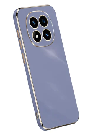 Uray store Xiaomi Redmi Note 14 Pro 5G Kılıf Volet Silikon - Mavi