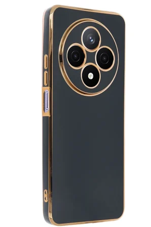 Uray store Xiaomi Redmi 14C Kılıf Volet Silikon - Siyah