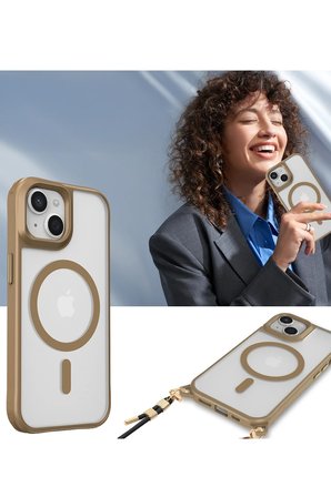Uray store Apple iPhone 15 Kılıf Enka Magsafe Silikon Kılıf - Siyah