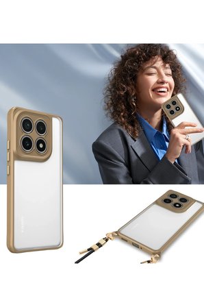 Uray store Xiaomi Mi 14T Pro Kılıf Penta Silikon Kılıf - Çöl Titanyum