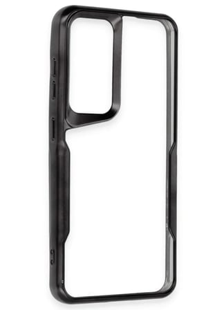 Uray store Samsung Galaxy S25 Kılıf Boyi Silikon Kapak - Siyah