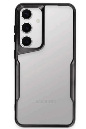 Uray store Samsung Galaxy S25 Kılıf Boyi Silikon Kapak - Siyah