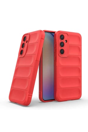 Uray store Samsung Galaxy A26 Kılıf Optimum Silikon - Kırmızı