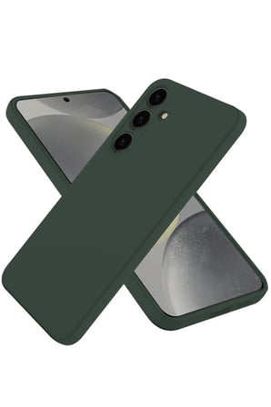 Uray store Samsung Galaxy A26 Kılıf First Silikon - Koyu Yeşil