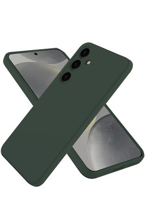 Uray store Samsung Galaxy A36 Kılıf First Silikon - Koyu Yeşil