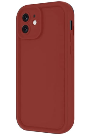 Uray store Apple iPhone 11 Kılıf Viera Silikon - Bordo