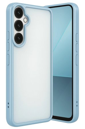 Uray store Samsung Galaxy A24 4G Prime Kılıf Razer Lensli Silikon - Açık Mavi