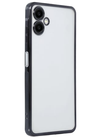 Uray store Samsung Galaxy A06 Kılıf Razer Lensli Silikon - Siyah