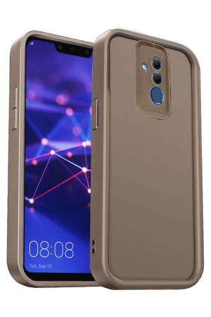 Uray store Huawei Mate 20 Lite Kılıf Viera Silikon - Kahverengi