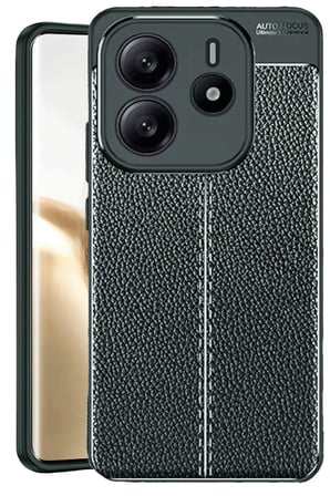 Uray store Xiaomi Redmi Note 14 4G Kılıf Auto Focus Kapak - Koyu Yeşil