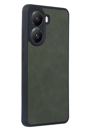 Uray store Xiaomi Poco X7 Pro Kılıf Aras Deri Kapak - Koyu Yeşil