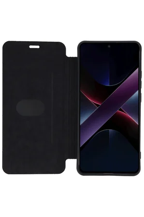 Uray store Xiaomi Poco X7 Pro Kılıf Flip Cover - Siyah