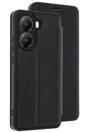 Uray store Xiaomi Poco X7 Pro Kılıf Flip Cover - Siyah