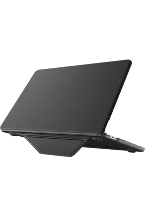Uray store Apple Macbook Air 15 2024 Macbook Deri Kapak - Siyah