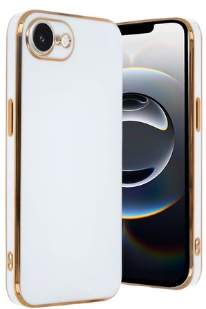 Uray store Apple iPhone 16E Kılıf Volet Silikon - Beyaz