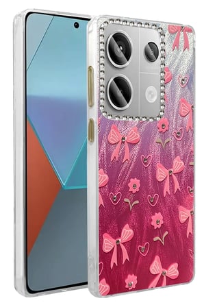 Uray store Xiaomi Redmi Note 13 Pro 4G Kılıf Blade Aynalı Desenli Kapak - Desen 3