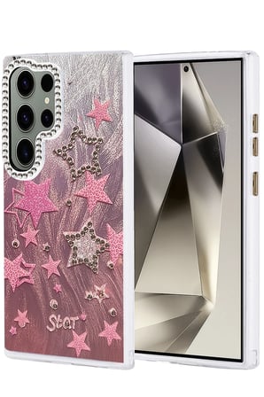 Uray store Samsung Galaxy S23 Ultra Kılıf Blade Aynalı Desenli Kapak - Desen 7