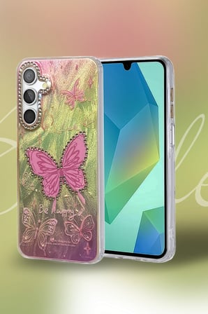 Uray store Samsung Galaxy S25 Plus Kılıf Blade Aynalı Desenli Kapak - Desen 9
