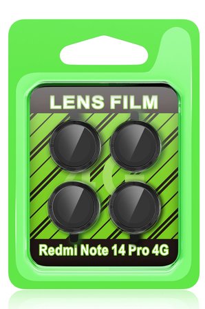 Uray store Xiaomi Redmi Note 14 Pro 4G Raze Metal Kamera Lens - Siyah