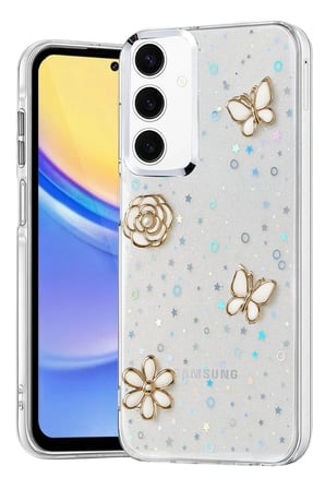 Uray store Samsung Galaxy A35 5G Fiyonk Desenli Kapak - Desen 10