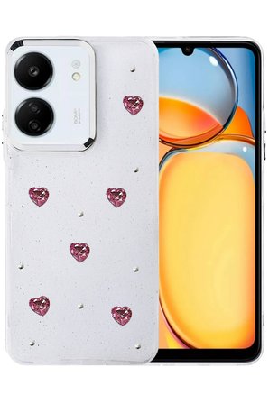Uray store Xiaomi Redmi 13C Fiyonk Desenli Kapak - Desen 3
