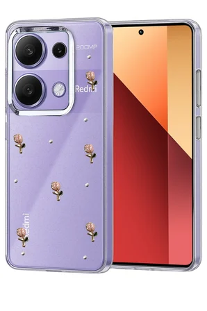 Uray store Xiaomi Redmi Note 13 Pro 4G Fiyonk Desenli Kapak - Desen 6