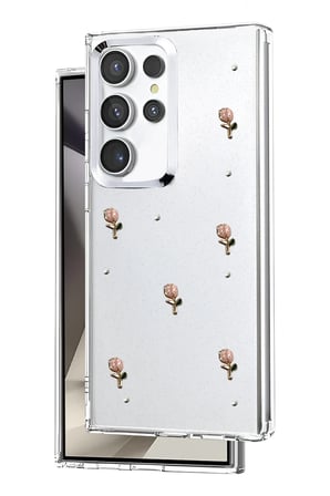 Uray store Samsung Galaxy S23 Ultra Fiyonk Desenli Kapak - Desen 6
