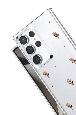 Uray store Samsung Galaxy S23 Ultra Fiyonk Desenli Kapak - Desen 6