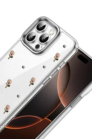 Uray store Apple iPhone 14 Pro Max Fiyonk Desenli Kapak - Desen 6