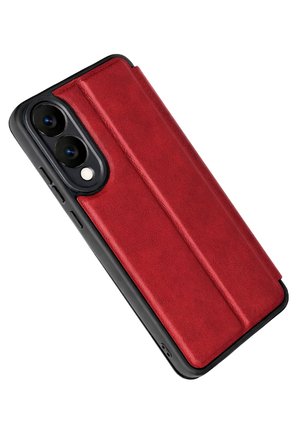 Uray store Samsung Galaxy S25 Edge Flip Cover - Kırmızı