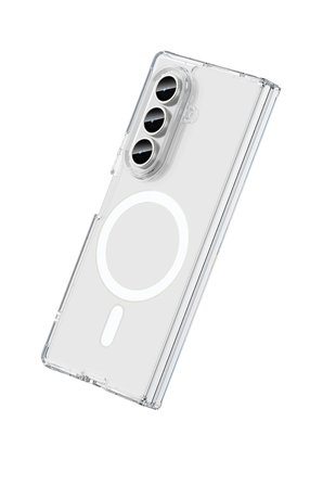 Uray store Samsung Galaxy Z Fold 7 Kılıf Magneticsafe Şeffaf Silikon - Şeffaf