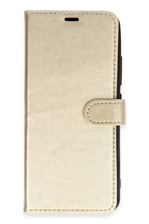 Uray store Samsung Galaxy J5 Trend S Plus Kapaklı Kılıf - Gold