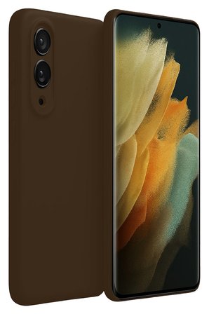 Uray store Samsung Galaxy S25 Edge First Silikon - Kahverengi