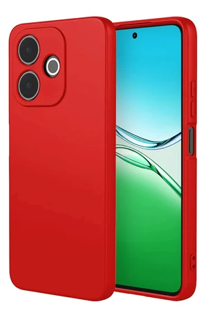 Uray store Oppo A5 Pro 4G First Silikon - Kırmızı