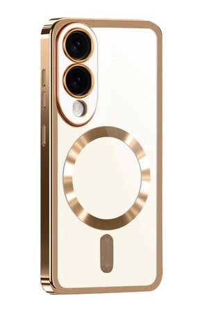 Uray store Samsung Galaxy S25 Edge Kross Magneticsafe Kapak - Çöl Titanyum