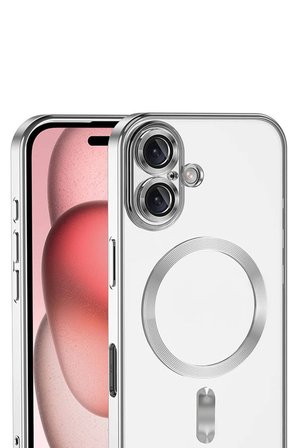 Uray store Apple iPhone 17 Kross Magneticsafe Kapak - Gümüş