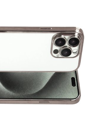 Uray store Apple iPhone 15 Pro Max Razer Lensli Silikon - Titan Gri
