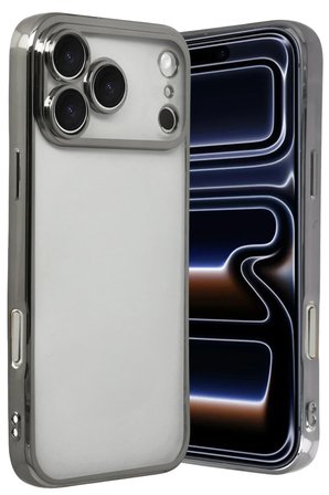 Uray store Apple iPhone 17 Pro Razer Lensli Silikon - Titan Gri