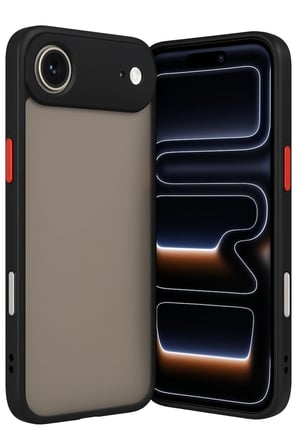Uray store Apple iPhone 17 Air Kılıf Montreal Silikon Kapak - Siyah
