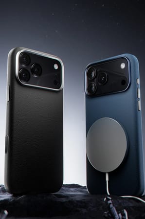 Joko Apple iPhone 17 Pro Max Wonder Deri Magsafe Kapak - Lacivert