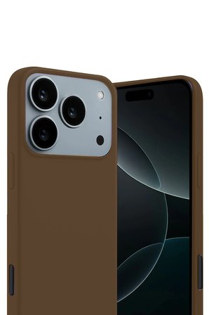Uray store Apple iPhone 17 Pro Max First Silikon - Kahverengi