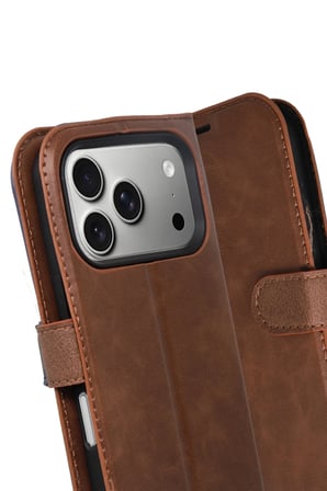 Uray store Apple iPhone 17 Pro Trend S Plus Kapaklı Kılıf - Taba