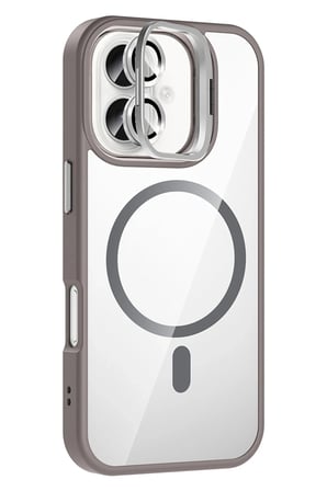 Joko Apple iPhone 17 Remim Lensli Magsafe Standlı Kapak - Titan Gri